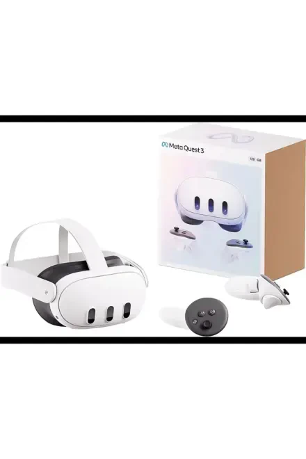 Meta Quest 3 - Sıradışı Karma Gerçeklik Başlığı VR/MR/XR - 128GB - Beyaz - 3