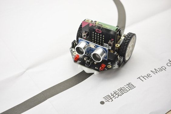micro: Maqueen Çizgi İzleyen Robot Pisti - 5