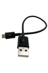 Micro USB 15cm Data Kablosu - Siyah 