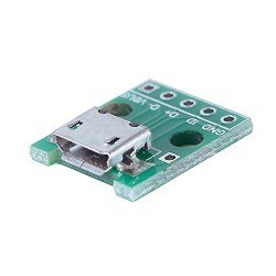 Micro USB Type-B (Female) to DIP Converter 