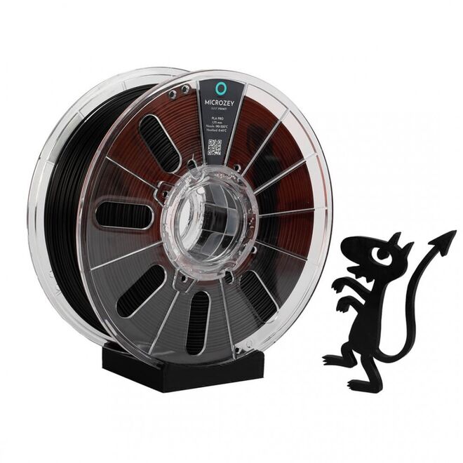 Microzey Pro Pla Black 1.75mm 3D Filament - 1