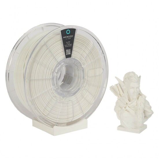 Microzey Pro Pla White 1.75mm 3D Filament - 1