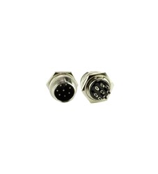Mike 8 Pin Plug Male Chassis 