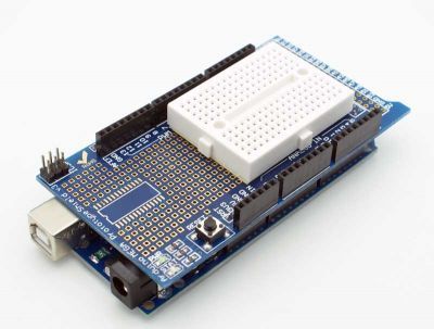 Mini Breadboardlu Arduino Mega 2560 R3 Proto Shield Kiti - 2
