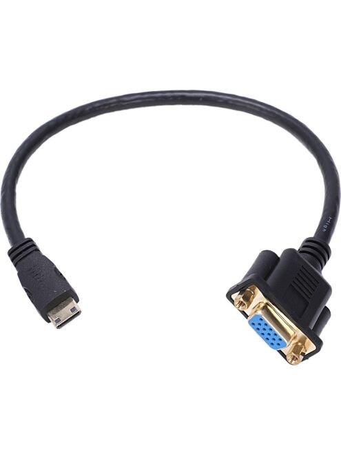 Mini HDMI-VGA Dönüştürücü Kablo - 1