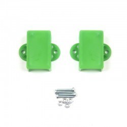Mini Metal Gearmotor Bracket - Green - Robotistan