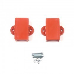 Mini Metal Gearmotor Bracket - Orange - Robotistan