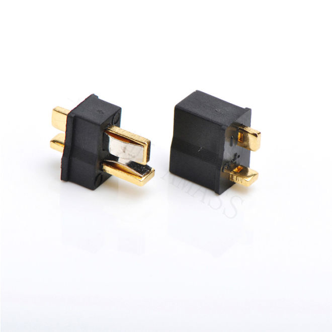 Mini T Plug Batarya Konnectörü Kırmızı (Erkek-Dişi Set) - 1