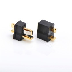 Mini T Plug Battery Connector Red (Male-Female Set) - Robotistan