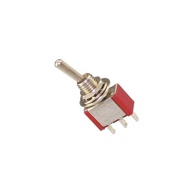 Mini Toggle Anahtar MTS-102 SPDT ON-ON 3P (A Kalite) - 1