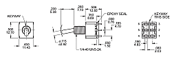 Mini Toggle Anahtar MTS-302 3PDT ON-ON 9P PCB Montaj - 2