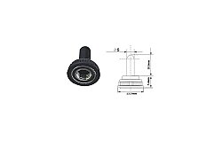 Mini Toggle Anahtar MTS Serisi Su Geçirmez Kapak - 2