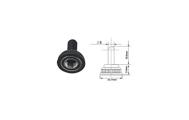 Mini Toggle Anahtar MTS Serisi Su Geçirmez Kapak - 2
