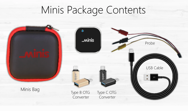 Minis Mobile Oscilloscope - 15V - 3