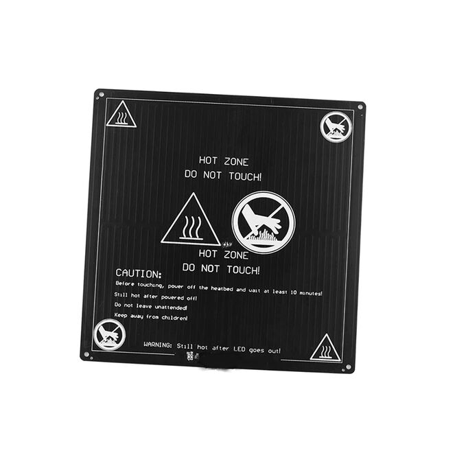 MK3 Alüminyum Baskı Yatağı - 220x220x3mm - 12V Heatbed - 1