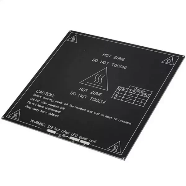 MK3 Alüminyum Baskı Yatağı - 300x200x3mm - 12V Heatbed 