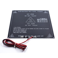 MK3 Aluminum Thrust Bed - 300x200x3mm - 12V Heatbed - 2