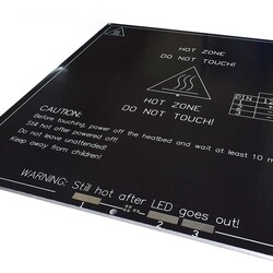 MK3 Aluminum Thrust Bed - 300x200x3mm - 12V Heatbed - 4