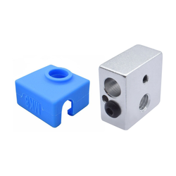 MK8 CR10 Heat Block Silicone Rubber Socks 20x20x10mm - 3