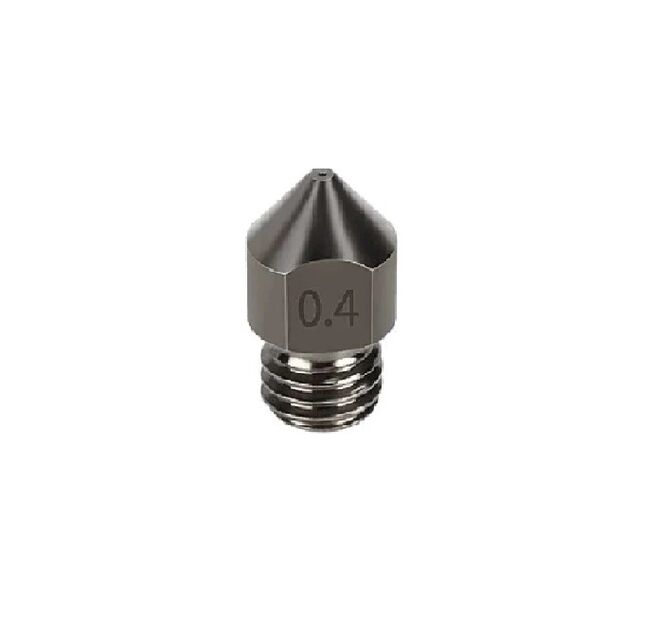 MK8-CR10 Sertleştirilmiş Çelik Nozzle 1.75mm-0.4mm - 1