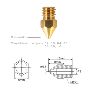 MK8 Nozzles Package 24 PCS - 3
