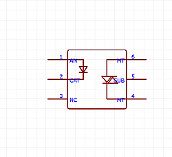 MOC3021S-TA1 - SMD-6P - 2