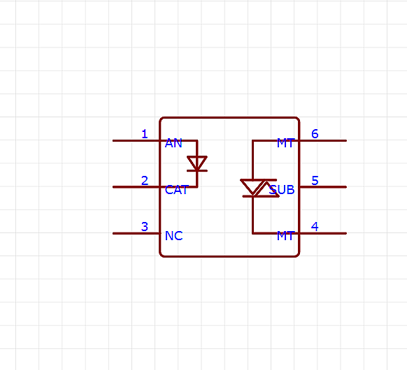 MOC3021S-TA1 - SMD-6P - 2