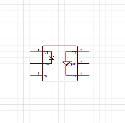 MOC3023S-TA1 - SMD-6P - 2