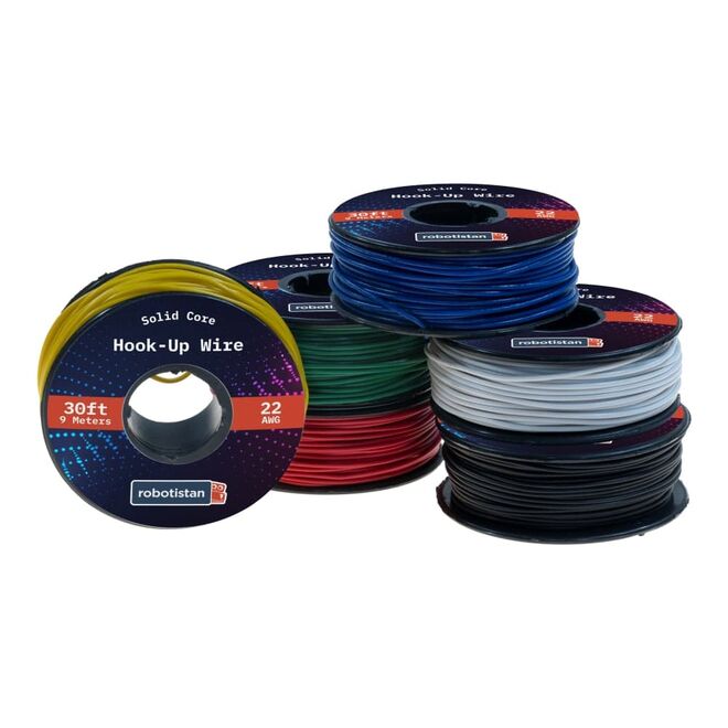 Montaj Kablosu Rulosu - 22AWG, 9mt, Çok Damar, Beyaz - 3
