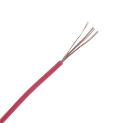 Montaj Kablosu Rulosu - 22AWG, 9mt, Çok Damar, Kırmızı - 2