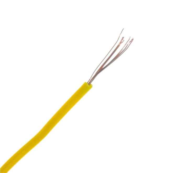Montaj Kablosu Rulosu - 22AWG, 9mt, Çok Damar, Sarı - 2