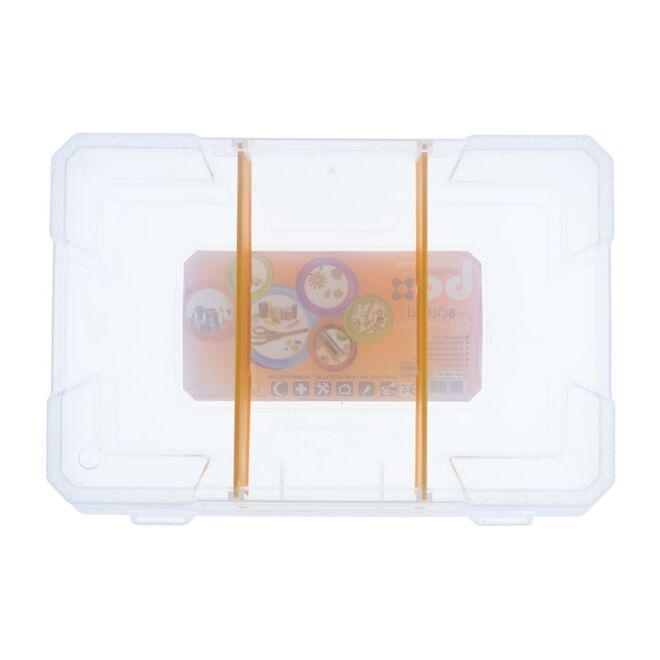 Multipurpose Compartment Material Box - Transparent ASR-5017 - 4