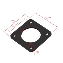 Nema17 Stepper Motor Rubber Vibration Damper - 2mm - 4