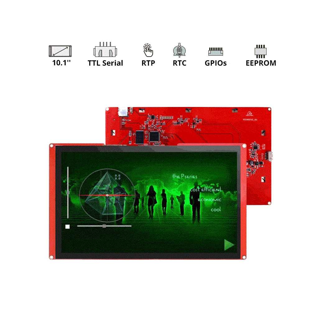 Nextion NX1060P101-011C-I - 10.1inç Intelligent Seri USART HMI Kapasitif Ekran - 3