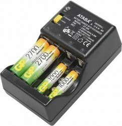 Ni-Mh Pil Şarj-Deşarj Aleti (AA, AAA, 9 V) - AT-308 - Ataba