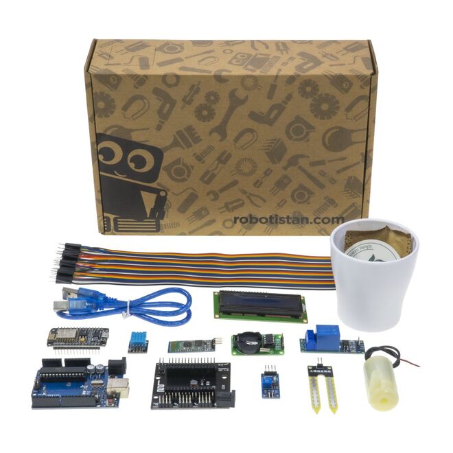 NodeMCU Akıllı Tarım Seti - Bitkimi Yetiştiriyorum (E-Kitap Hediyeli) - 2