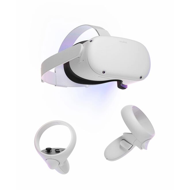 Oculus Quest 2 Sanal Gerçeklik Gözlüğü ve Kontrolcüleri - 128GB (Metaverse Araçları) - 1