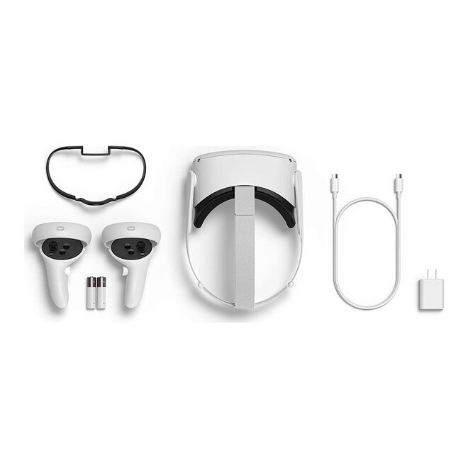 Oculus Quest 2 Sanal Gerçeklik Gözlüğü ve Kontrolcüleri - 256GB (Metaverse Araçları) - 5