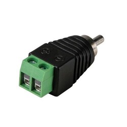 Odseven RCA (Composite Video, Audio) Male Plug Terminal Block 