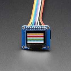 OLED Renkli 0.96 inç Ekran Modülü SD Kartlı - OLED Breakout Board - 16-bit Color 0.96 inç w/microSD holder 