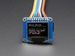 OLED Renkli 0.96 inç Ekran Modülü SD Kartlı - OLED Breakout Board - 16-bit Color 0.96 inç w/microSD holder - 6