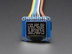 OLED Renkli 0.96 inç Ekran Modülü SD Kartlı - OLED Breakout Board - 16-bit Color 0.96 inç w/microSD holder - 7