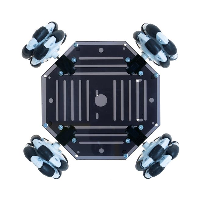 REX Chassis Serisi Cruise Omni Tekerlekli Mini Robot Platformu - 3