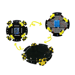REX Discovery Serisi Cruise Omni Tekerlekli Robot Platformu (Elektronikli) - 3