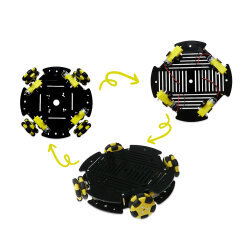 REX Chassis Serisi Cruise Omni Tekerlekli Robot Platformu (Elektroniksiz) - 2