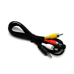 Orange Pi için 3.5 mm'den / 3 RCA Ses ve Görüntü Kablosu - Orange Pi