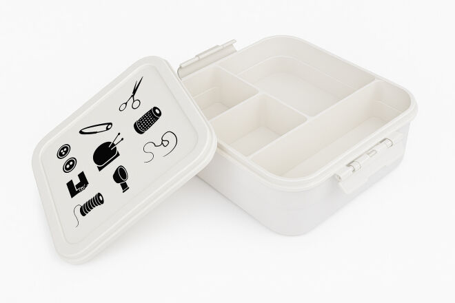 Organizer 5 Compartment Storage Box - 1