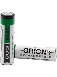 Orion 18650 3.7V 1500mAh Li-ion Şarjlı Pil - Kutup Başsız - 3