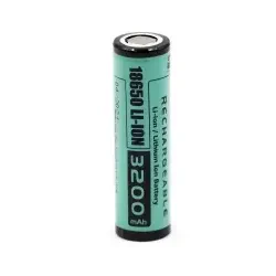 Orion 18650 3.7V 3200mAh Li-ion Rechargeable Battery - Flat Top - 1