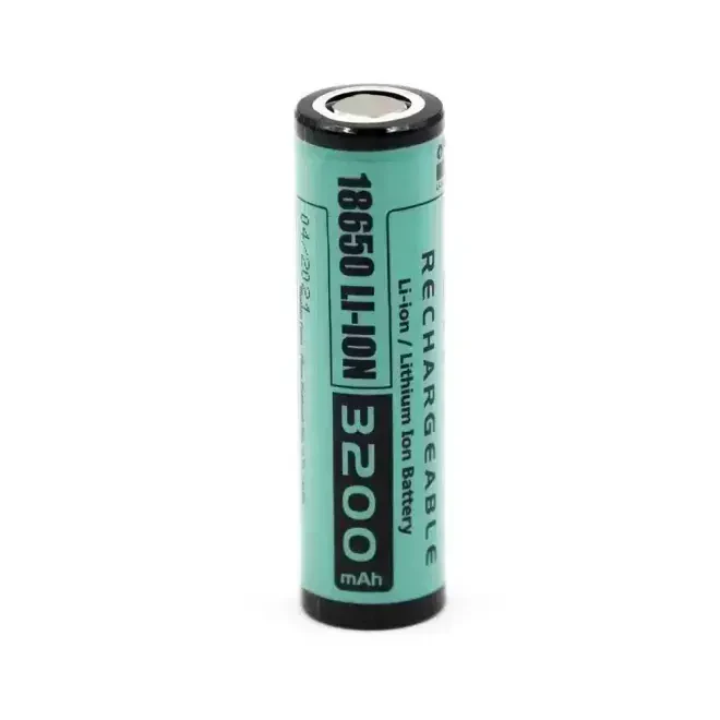 Orion 18650 3.7V 3200mAh Li-ion Rechargeable Battery - Flat Top - Orion